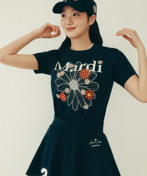 MARDI MERCREDI SLIM TSHIRT FLOWERMARDI BLOSSOM-4 colors
