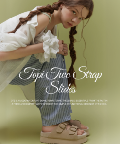 OTZ TOPI TWO STRAP SLIDES-2 colors