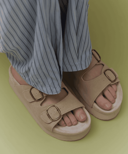 Alternative view of OTZ TOPI TWO STRAP SLIDES-2 colors