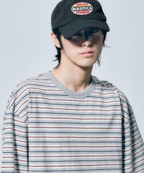Alternative view of NAUTICA RETRO PATCH 5PANEL BALL CAP 152-2 colors