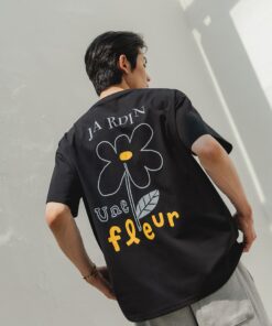 ALVINCLO JARDIN FLOWER SHORT SLEEVED T-SHIRT-2 colors