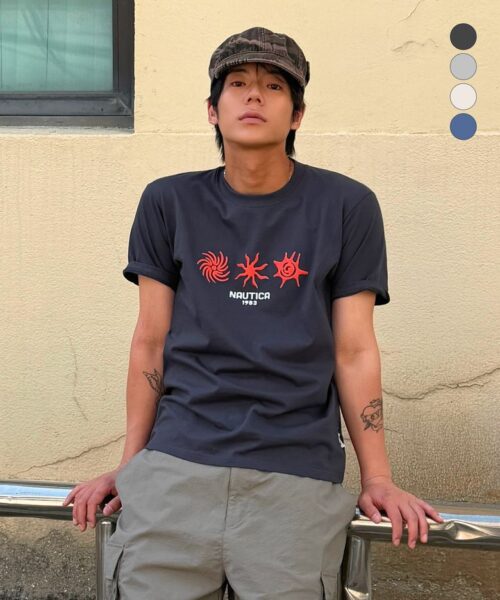 NAUTICA OCEAN TOTEM S/S TEE 554-4 colors