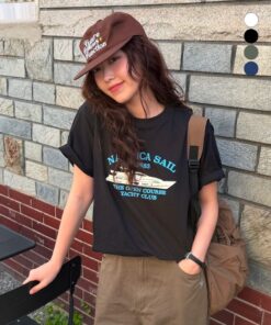 NAUTICA COASTAL LETTERING S/S TEE 574-4 colors