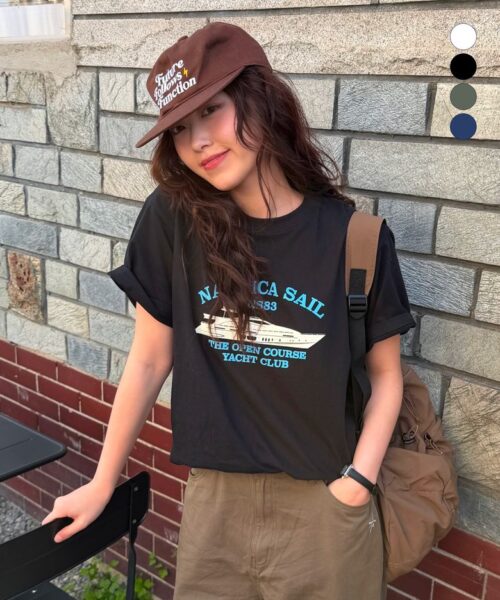 NAUTICA COASTAL LETTERING S/S TEE 574-4 colors
