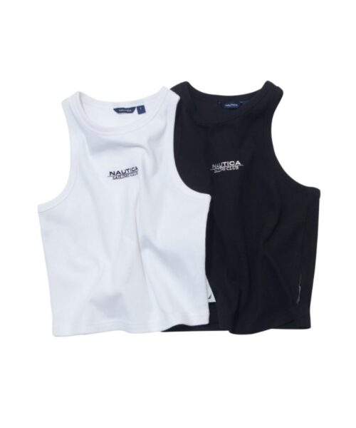 NAUTICA SAILING CLUB CROP TANK TOP 2PACK