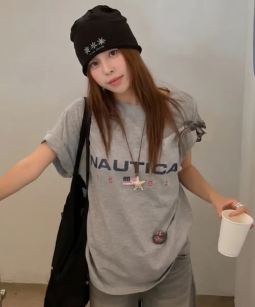 Alternative view of NAUTICA 83FLAG S/S TEE 478-5 colors