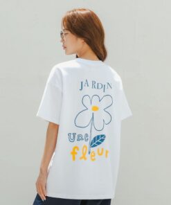 Alternative view of ALVINCLO JARDIN FLOWER SHORT SLEEVED T-SHIRT-2 colors