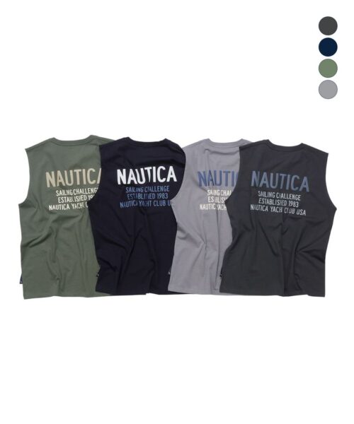 NAUTICA SAILING YACHT CLUB SLEEVELESS-4 colors