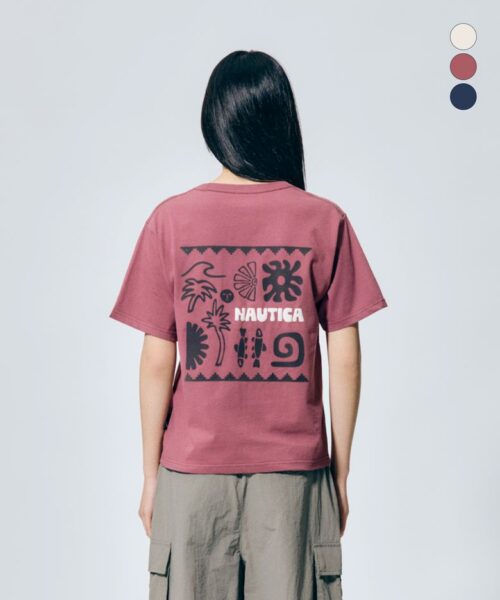 Alternative view of NAUTICA OCEAN TRIBAL S/S TEE 555-3 colors