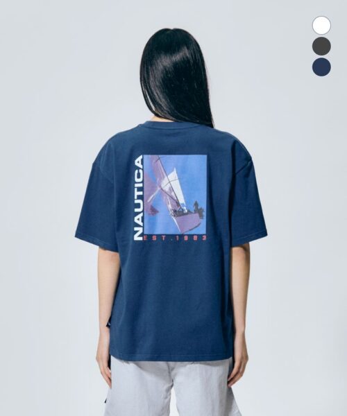 Alternative view of NAUTICA SAILING VERTICAL S/S TEE 568-3 colors