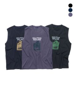 NAUTICA SAILING BLOCK SLEEVELESS-3 colors