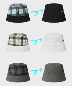 REST & RECREATION REVERSIBLE NYLON BUCKET HAT-3 colors