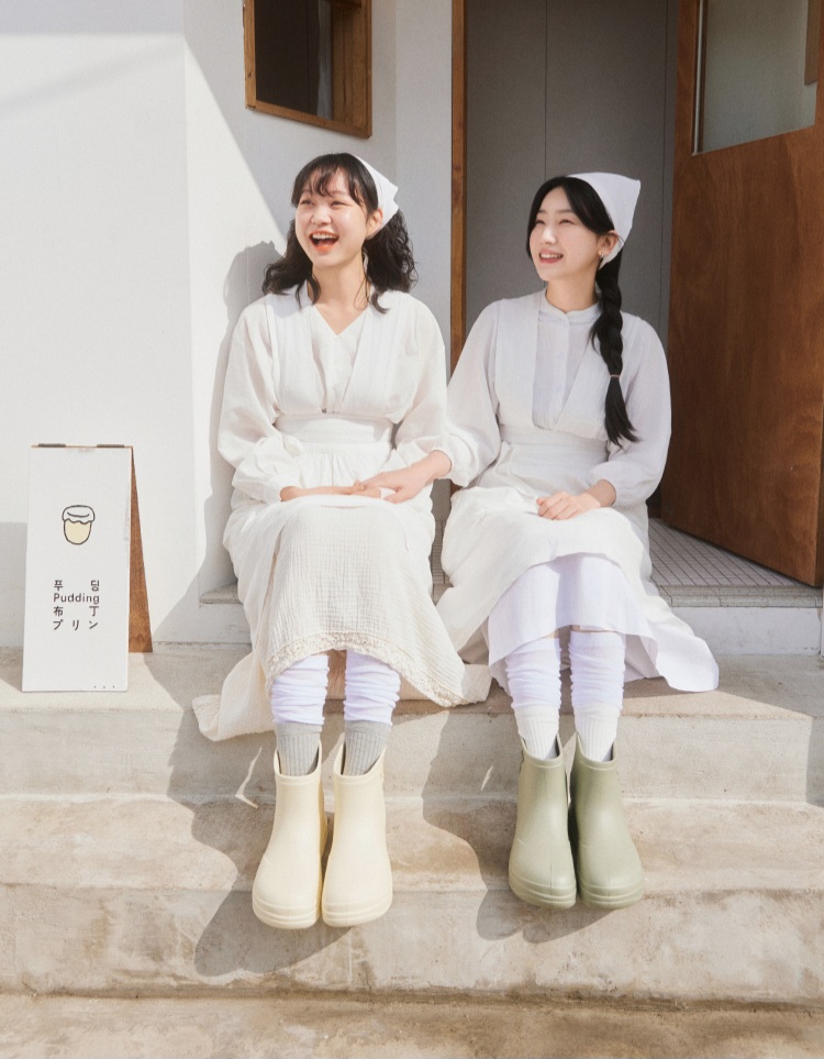 OTZ X UMU PUDDING BIDDLE PLATFORM RAINBOOTS-3 colors - Image 5
