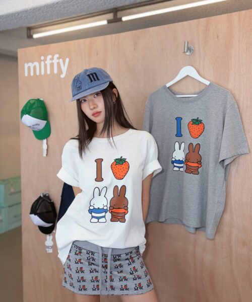 MILLO ARCHIVE I LOVE MIFFY T-SHIRT-5 colors