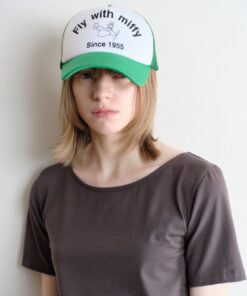 Alternative view of MILLO ARCHIVE AIRBORNE MIFFY TRUCKER CAP-2 colors
