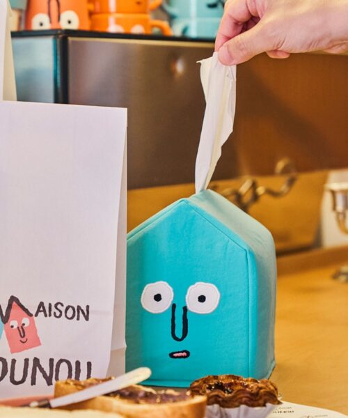 Alternative view of NOUNOU HOUSE TISSUE CASE-2 colors