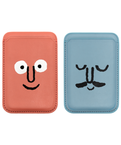 NOUNOU MAGNETIC CARD CASE-2 colors