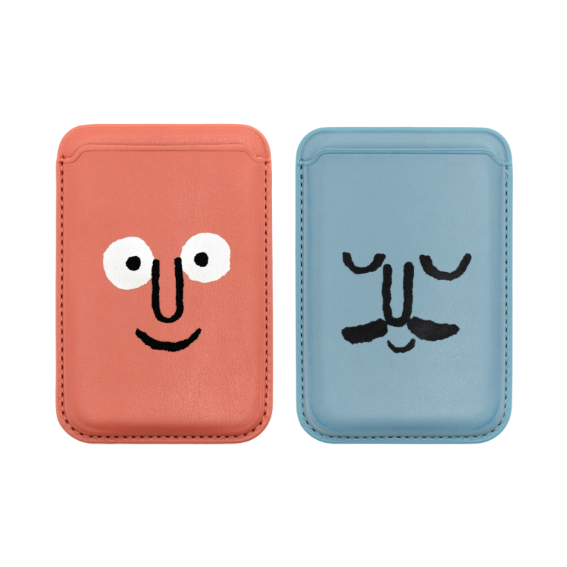 NOUNOU MAGNETIC CARD CASE-2 colors