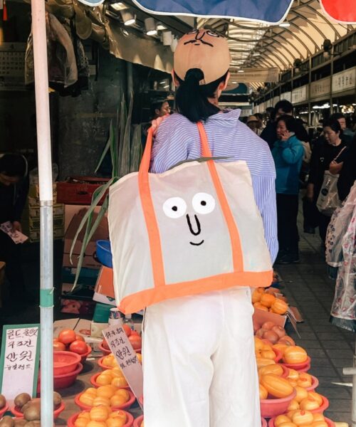 Alternative view of NOUNOU MARKET BAG-3colors