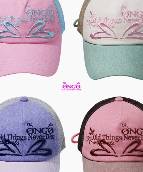 ONGO SUMMER KNOT MESH CAP-4 colors