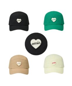 EMIS HEART RUBBER PATCH CAMP CAP-4 colors