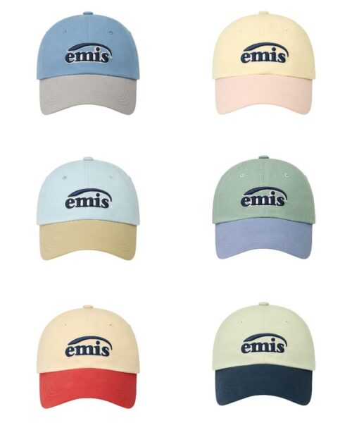 EMIS DUO LOGO TWO TONE BALL CAP-6 colors