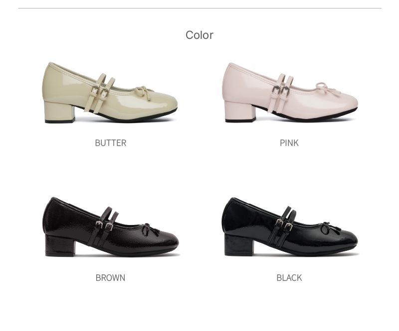 ROCKFISH WEATHERWEAR SQUARE TOE TWO STRAP MARYJANES(4CM) - Image 13