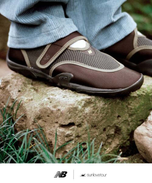 NEW BALANCE X SUNLOVETOUR MT2-Brown color