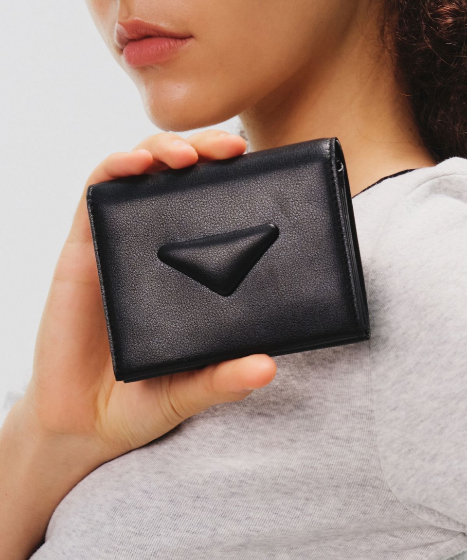 FENNEC SOTY FOLD COIN WALLET-BLACK