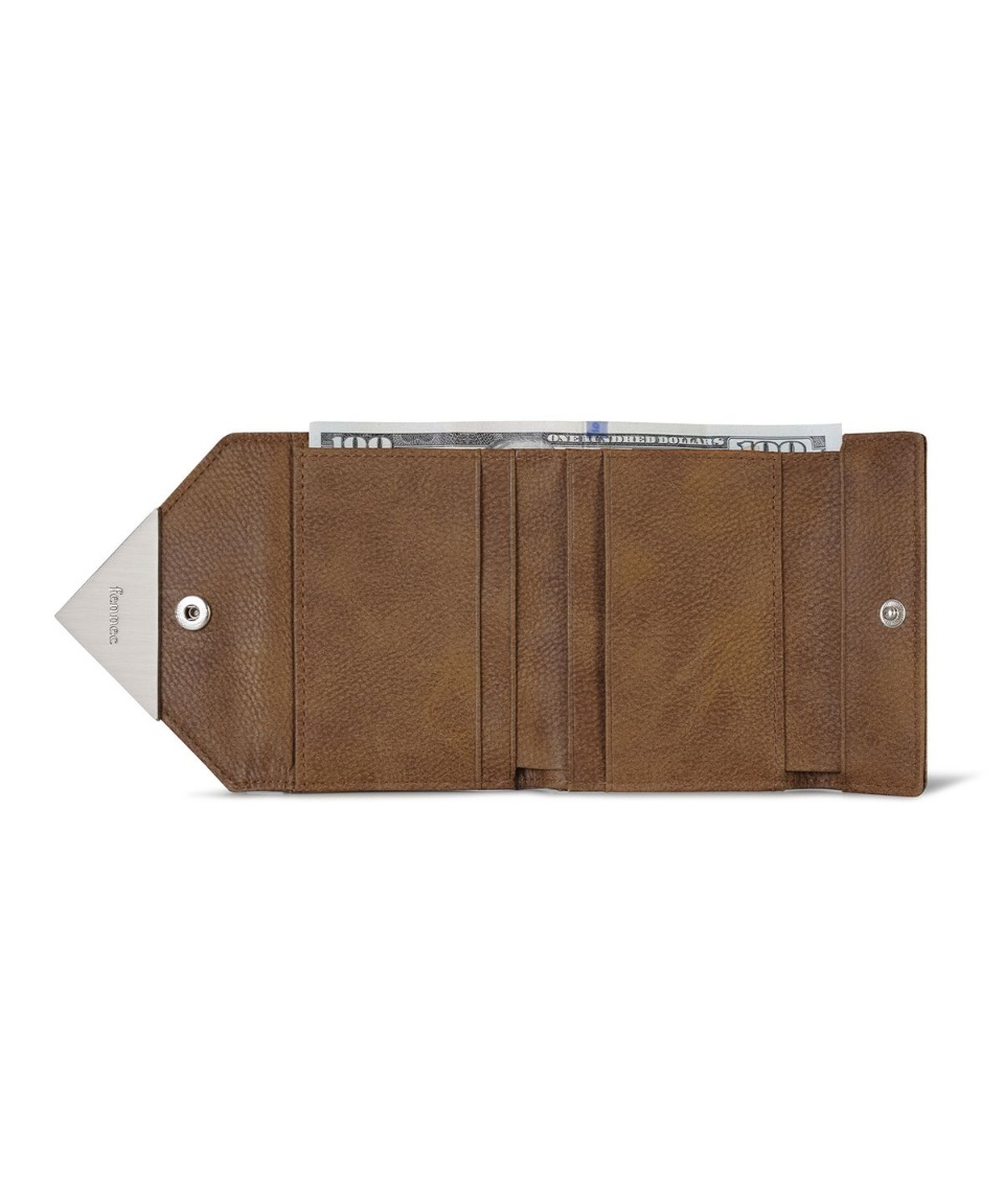 FENNEC TRIANGLE DOCO WALLET-PEBBLE BROWN - Image 4