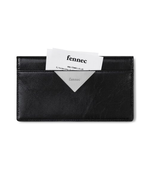 Alternative view of FENNEC TRIANGLE SLIM WALLET-BLACK