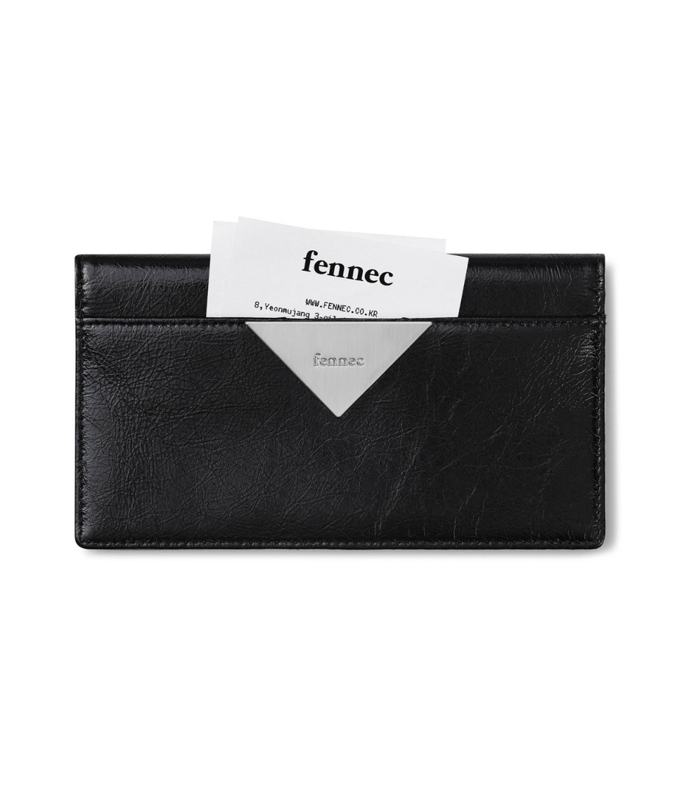 FENNEC TRIANGLE SLIM WALLET-BLACK - Image 2
