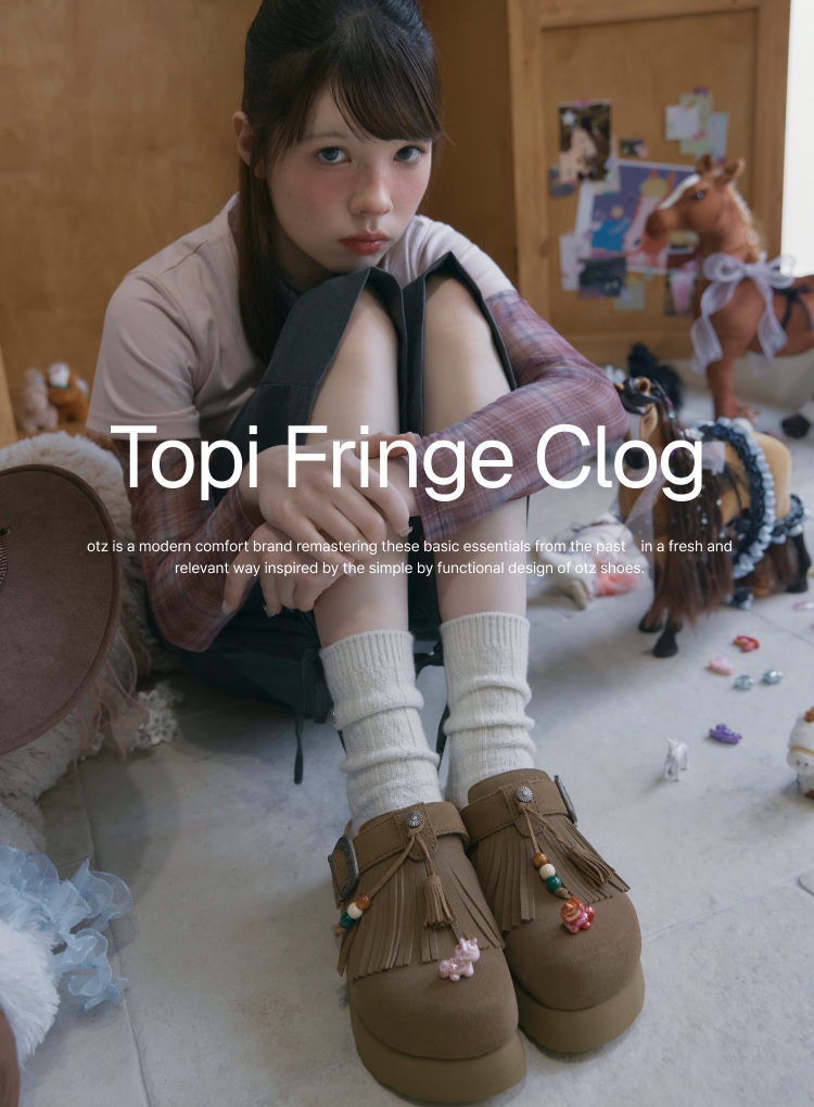 OTZ TOPI FRINGE CLOG-2 colors - Image 5
