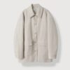 MOOD INSIDE UTILITY SINGLE BREASTED LEATHER HALF COAT-2 colors - Image 10