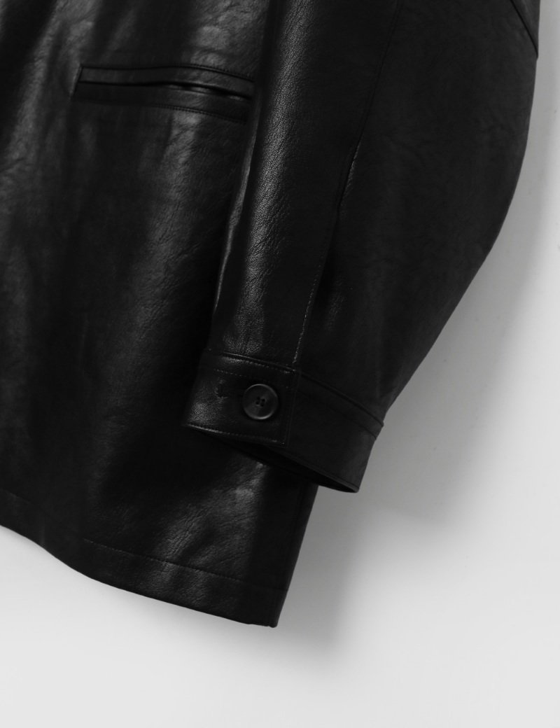 MOOD INSIDE HYDE LRATHER CAR COAT - Image 12