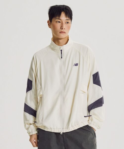 Alternative view of NEW BALANCE UNI ESCAPE STAND NECK WARM UP JACKET-4 colors